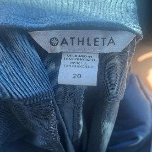 Athleta Trekkie North Jogger Sz 20 Enchanted Blue Hiking Trail Pants - Picture 3 of 5